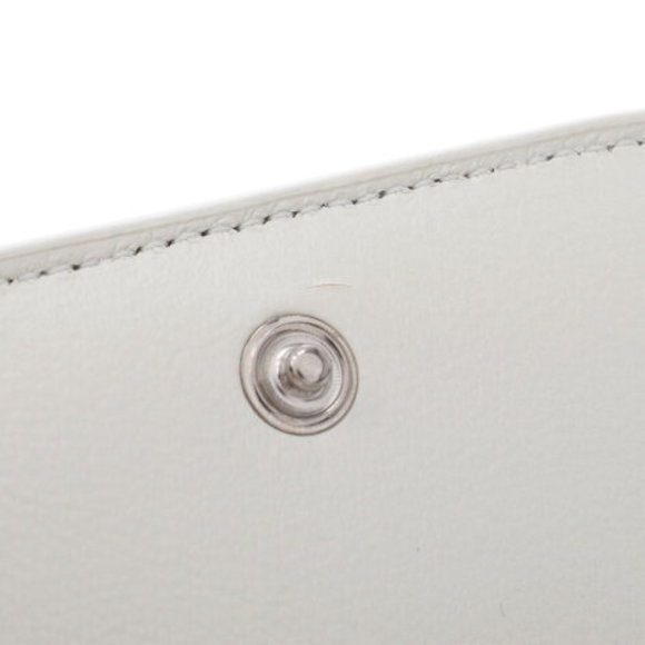 BALENCIAGA Mini Wallet White Calf Trifold Un - Picture 9 of 12
